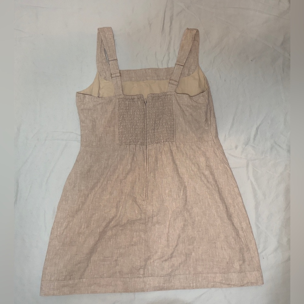 Abercrombie & Fitch Linen Blend Mini Dress